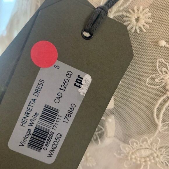 All Saints Henrietta Ruffle Dress In Vintage White - Picture 11 of 13